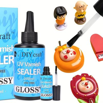 TEMU Uv Resin Gloss Sealer - Finish, No Power Needed, Diy Jewelry & Bead Crafting Supplies