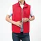 Outdoor Sleeveless Jackets Men's Clothing Casual Letter Sports Stand Collar Zipper Summer Fashion