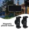 Magnetic Phone Holder Clamp Aluminum Alloy Magnet Smartphone Mount Adjustable Bracket For Gym