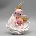 14 cm pokemon Kawaii Mew Moon Scene Anime Action Figure Modello Gk Collezione di statue Decorazione del desktop Ornamento Giocattoli carini Regalo del ragazzo
