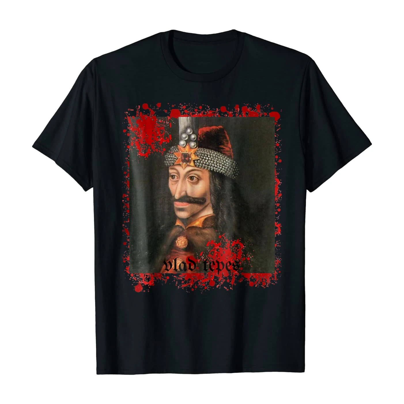 T-Shirt ritratto The Impaler Vlad Tepes Count Vampire Dracula. Estate cotone manica corta o-collo Mens T Shirt nuovo S-3XL