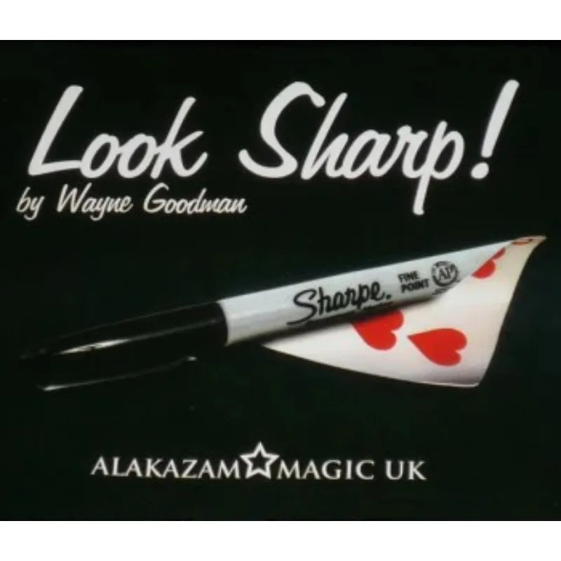 Scharf aussehen (DVD Gimmick) Zaubertricks Marker Stift zu ausgewählten signierten Karte Magia Magier Nahaufnahme Straße Requisiten Illusion Mental ismus
