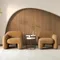 Canapé simple design de luxe, fouet, art moderne, salon, balcon, zone de loisirs, forme créative, table d
