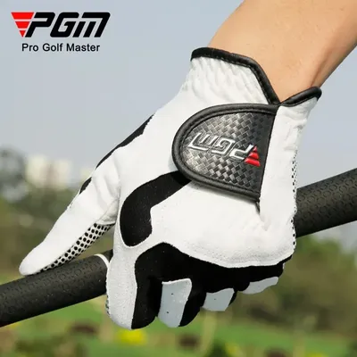 PGM Professional Golf Gloves Microfiber Cloth Fabric Breathable Non-Slip Gloves Club Swing Putting