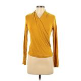 Banana Republic Long Sleeve Top Yellow Cowl Neck Tops - Women's Size Small