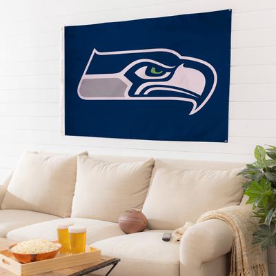 Seattle Seahawks Single Sided Flag w/ 2 Grommets, 3'x5'
