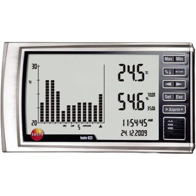 Testo - 623 Luftfeuchtemessgerät (Hygrometer) 0 % rF 100 % rF Datenloggerfunktion,