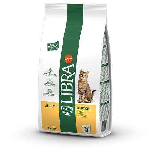 1,5kg Libra Cat Adult Huhn Katzenfutter trocken