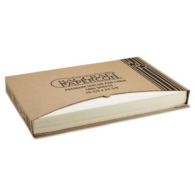 Bagcraft 30001 Grease-Proof Quilon Pan Liners, 16 3/8 x 24 3/8, White, 1000 Sheets/Carton - Case of 1000