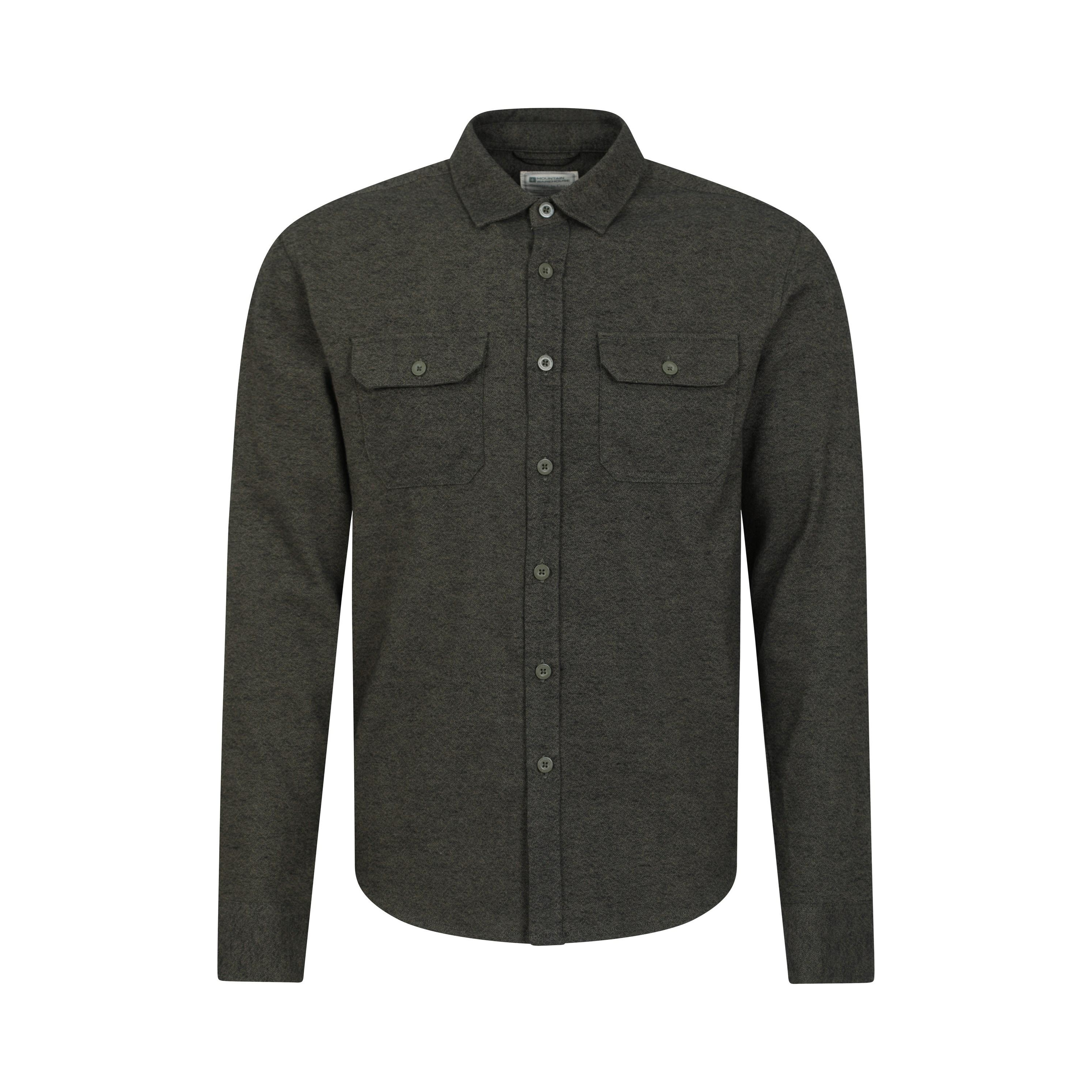 Mountain Warehouse - "Trace" Hemd für Herren Langärmlig (Grün) Image
