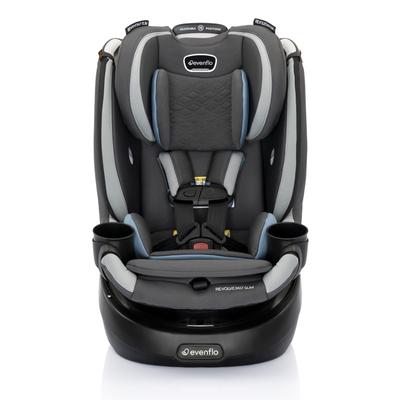 Revolve360 Slim 2-in-1 Rotational Car Seat with Quick Clean Cover (Stow Blue)