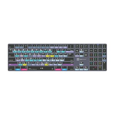 Logickeyboard TITAN DaVinci Resolve Wireless Keyboard for Mac LKB-RESB-TM-US