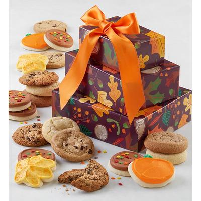 Fall Gift Tower by Cheryl's Cookies