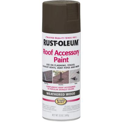 Rust Oleum Roof Accessory Paint Weathered Wood - Carton of 6