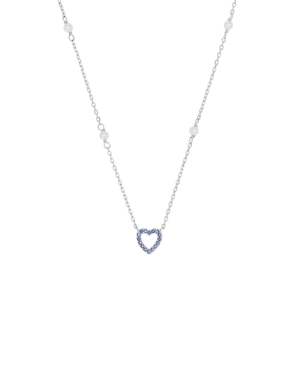 amor Kette mit Anhänger Damen blau, 42 Image