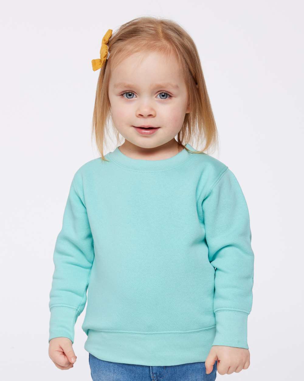Rabbit Skins 3317 Toddler Crew Fleece Sweatshirt in Chill size 3 LA3317 - Rabbit Skins
