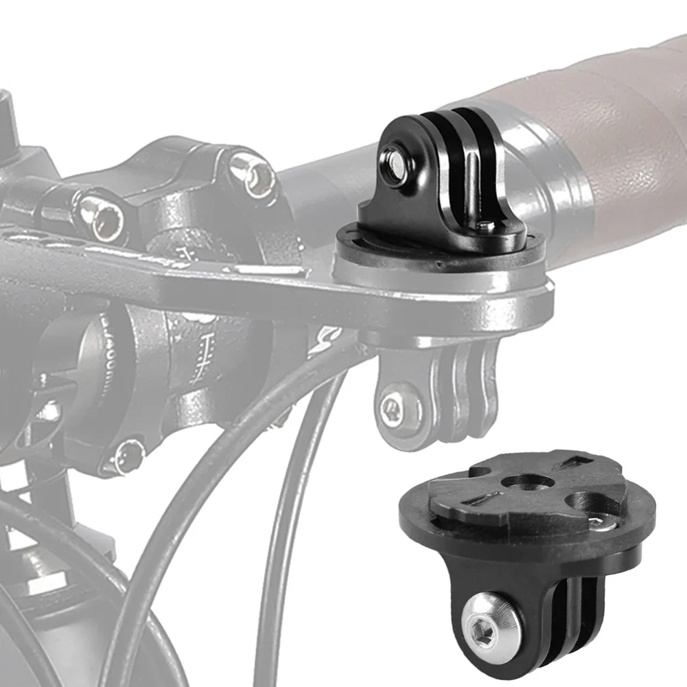 1 pz supporto per fotocamera bici supporto in lega di alluminio MTB strada GPS staffa faro per Garmin Gopro bicicletta Computer supporto maschio/femmina