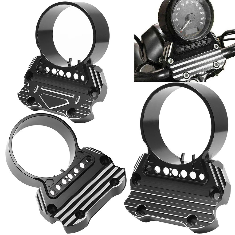 Motorrad CNC Instrument Kilometer zähler Montage halterung Tachometer Umzugs abdeckung für Harley Sportster Eisen xl 883 1200 benutzer definierte Image