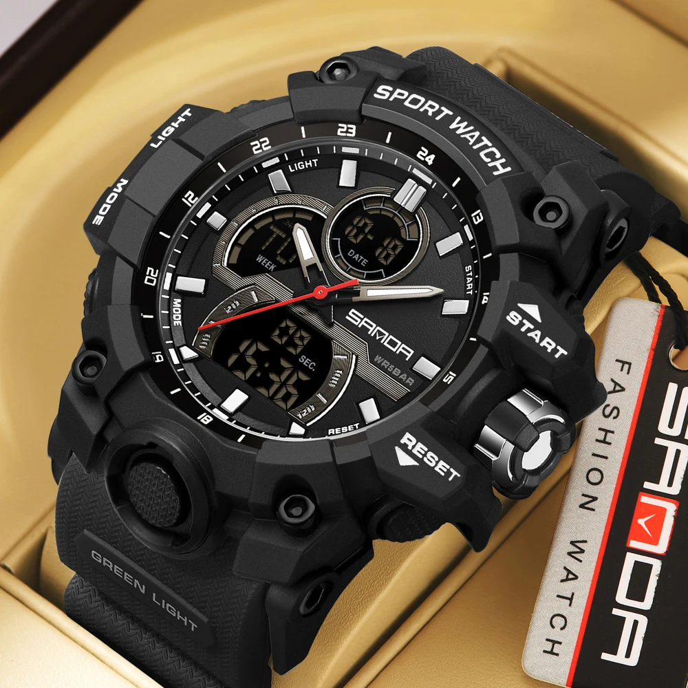 Modemarke Herren uhren G-Style Uhr Trend Sport uhr für Mann analoge Armbanduhr Herren Schock Quarz Militär uhr wasserdicht Image
