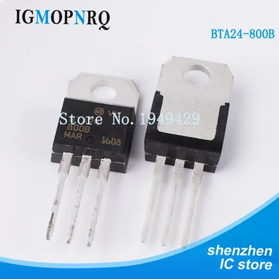 10 Teile/los BTA24-800B TO-220 BTA24-800 BTA24 Triac 25 AMP 800 VOL Neue Image