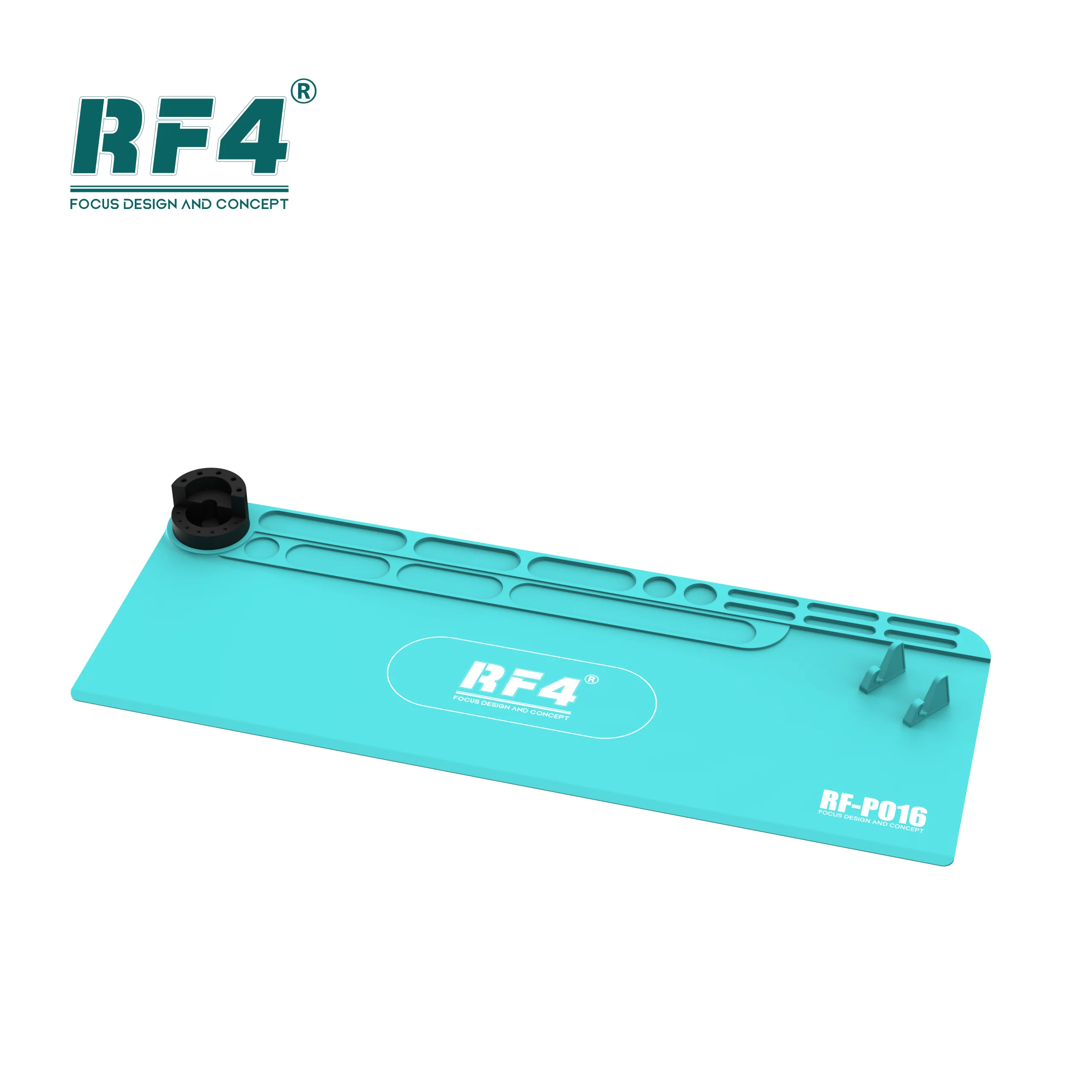 RF4 RF-P016 ESD Antistatische Wärmedämmmatte Lötmatte Lötstation Silikon-Reparaturpad Wartungsplattform 80 * 30 cm Image