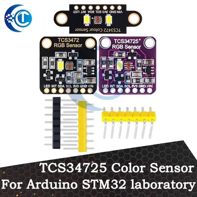 TCS34725 Farbsensor-Erkennungsmodul RGB-Entwicklungsplatine IIC für Arduino STM32 Labor Image