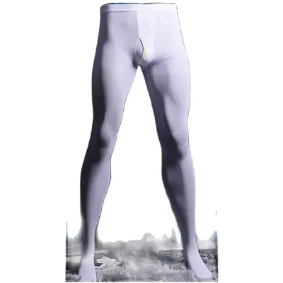 Mann sexy Unterwäsche schlafen lange Johns Leggings Samt 80d Strumpfhosen Pyjama Hose heben die Hüften Strumpfhosen japanischen Stil Hosen Image