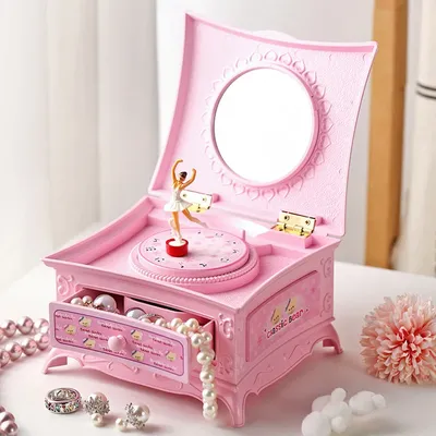 Klassische rotierende Tänzerin Ballerina Klavier Spieluhr Schmuck Veranstalter Ballerina Aufzieh Image