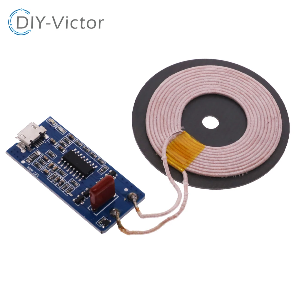 5V 1A wireless power versorgung/lade 5W drahtlose ladegerät sender universal quick charge DIY Micro USB Image