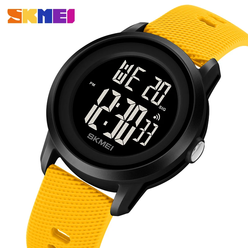 SKMEI Jugend Kühlen Countdown Digitale Sport Uhren Für Männer Frauen Student 5Bar Wasserdichte Stoppuhr Armbanduhr Alarm reloj hombre Image