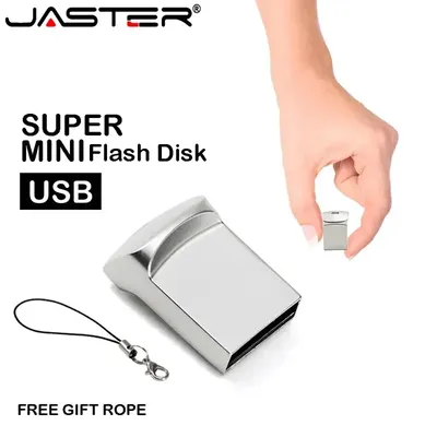 Jaster Super Mini Metall USB-Flash-Laufwerke 64GB kreative Geschäfts geschenke Memory Stick schwarz Image
