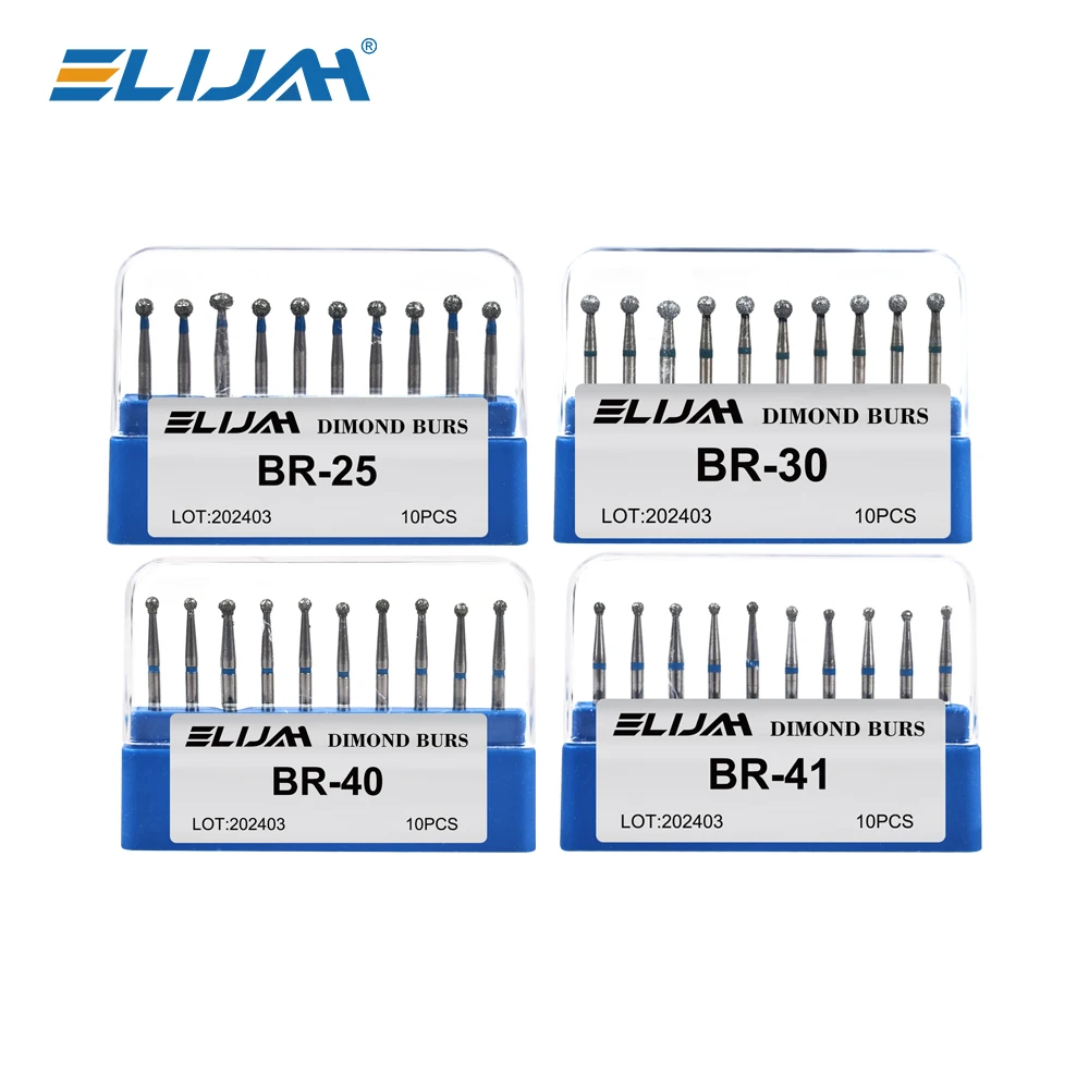 10 Teile/schachtel Dental Diamant Bohrer Bohrer FG Dia-bohrer Denspay Dental Bohrer High Speed Handstück Diamant Bur Zahnmedizin materialien Image