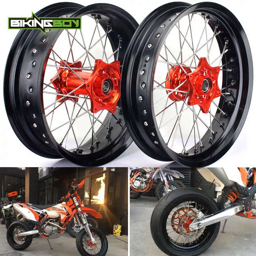Super moto 3.5 "5.0" 17 "Felgen nabe für sx mxc xc gs sxs exc XC-W EXC-F SXS-F XC-G 125-540 Image