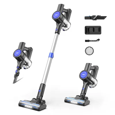 Akku-Staubsauger, bürstenloser 500-W-Motor, 40-minütige Laufzeit, 6-in-1-Staubsauger ohne Beutel für Image