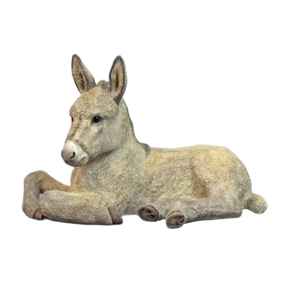 3d Farm Esel Silikon form Tier Kuchen Topper Sugar craft Zuckerguss Schokolade Backform Esel Baby DIY Harz Gips Wachs Image