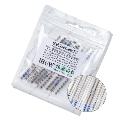 1210 SMD-Kondensator-Sortiment-Kit, 10 Werte * 20 Stück = 200 Stück 100 nF ~ 100 uF Muster-Kit Image