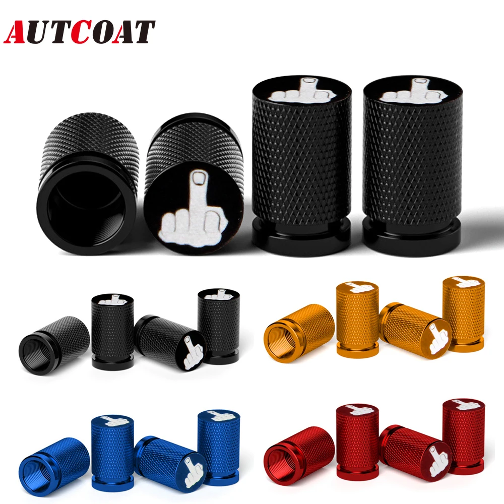 4 Stück Autoreifen ventils chaft kappen, korrosions beständige Autoreifen-Luft kappen, Fahrzeug außen zubehör für PKW-LKW-Motorrad Image