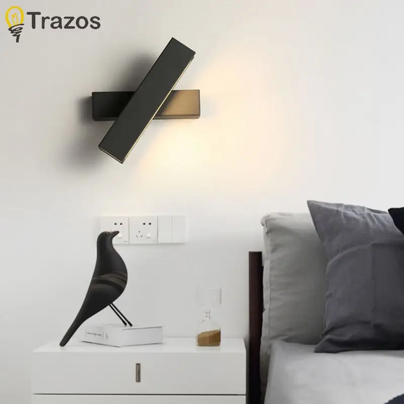 Nachttisch lampe Wand leuchte Schlafzimmer Wohnzimmer Gang Treppen lampe moderne einfache kreative nordische Licht Luxus Hintergrund Wand leuchte