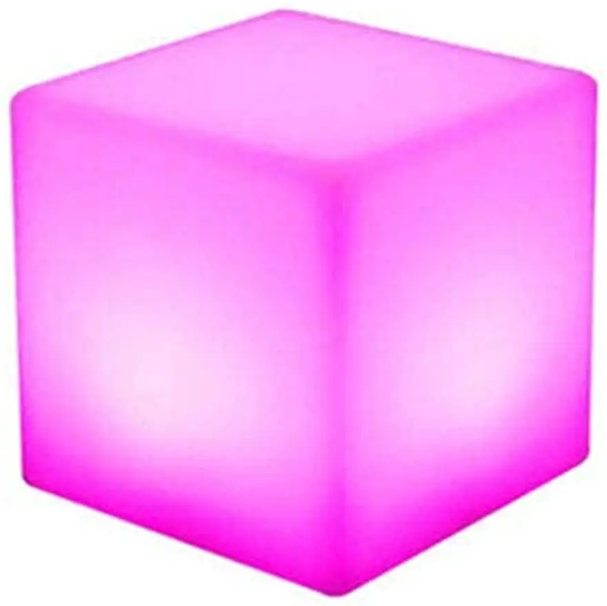 30 cm führte leucht würfel hocker tisch rgb farb wechsel garten leuchte sitz hocker 16 rgb einstellbare licht farben stimmungs party