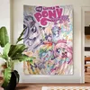 Süße m-my Cartoon p-Pony l-kleine Anime Tapisserie hängen Tarot Hippie Wandteppiche Wohnheim