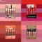5 Teile/satz Samt Matte Lip Glasur Wasserdicht langlebig Nicht Stick Tasse Lippenstift Box Set Kein Verblassen Lippen Make-Up Schönheit Kosmetik
