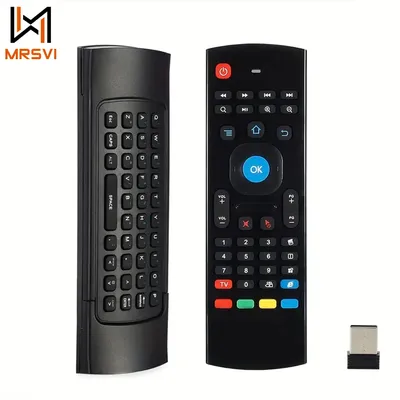 Universal Air Mouse Drahtlose Mini Tastatur Fernbedienung MX3 2,4G IR Lernen Fernbedienung Für PC Android TV Box Smart TV