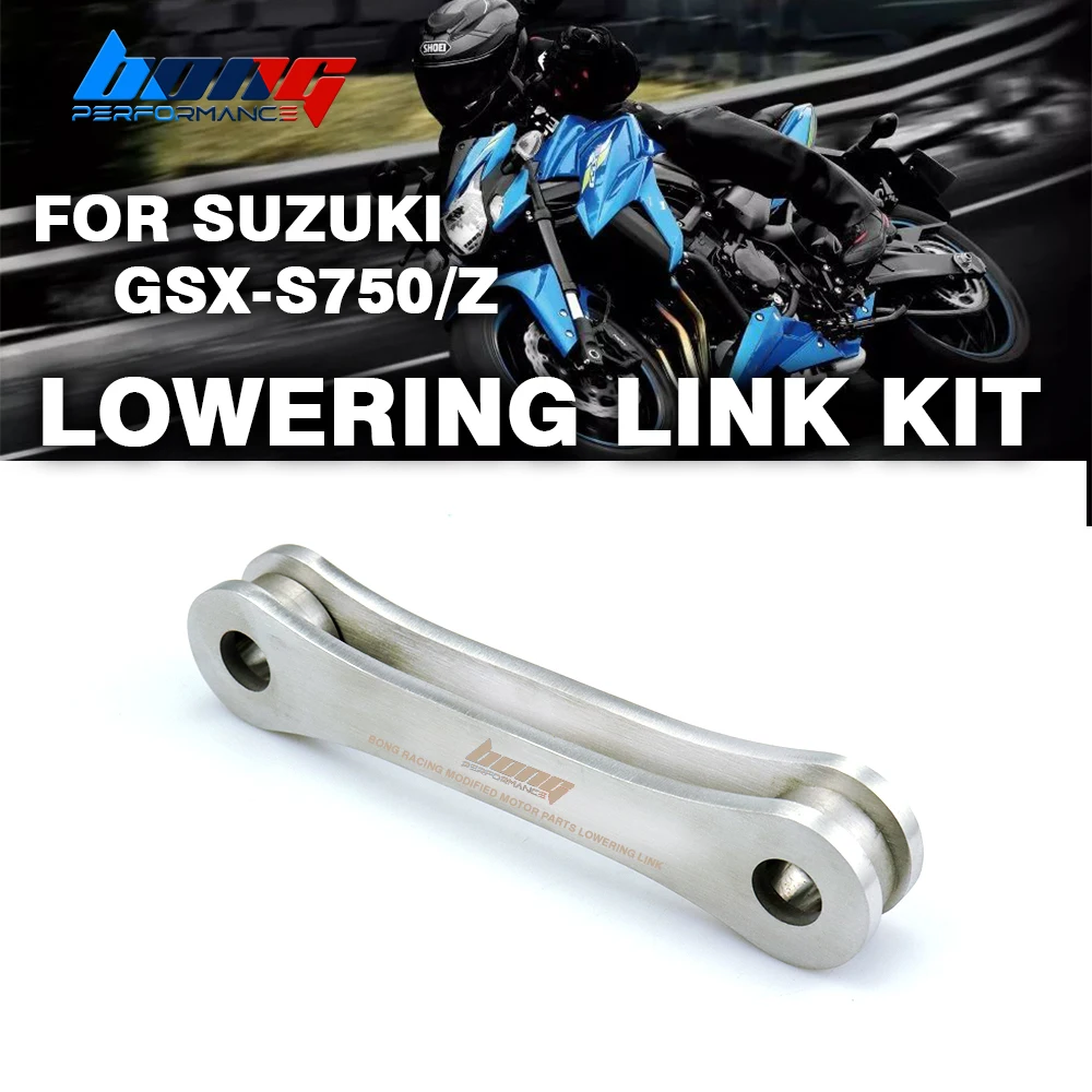 Tieferlegungsglieder-Kit für Suzuki GSX-S GSXS 750 2015–2022, GSXS750/Z 2019, Motorradzubehör, Hinterradaufhängung, Kissen, Drop-Hebel Image