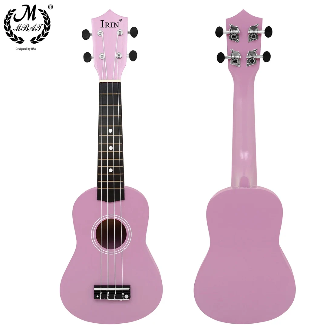 Rosa Ukulele 21 Zoll Anfänger Ukulele Linde Mini Guitarra 4 Saiten Ukulele Gitarre Musikinstrument Mädchen Geschenke Image