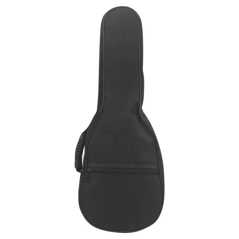 M mbat 21 Zoll schwarze Ukulele Tasche Hawaii 4-saitiger Gitarren rucksack Single Shoulder Soft Case Musik instrument Zubehör Image