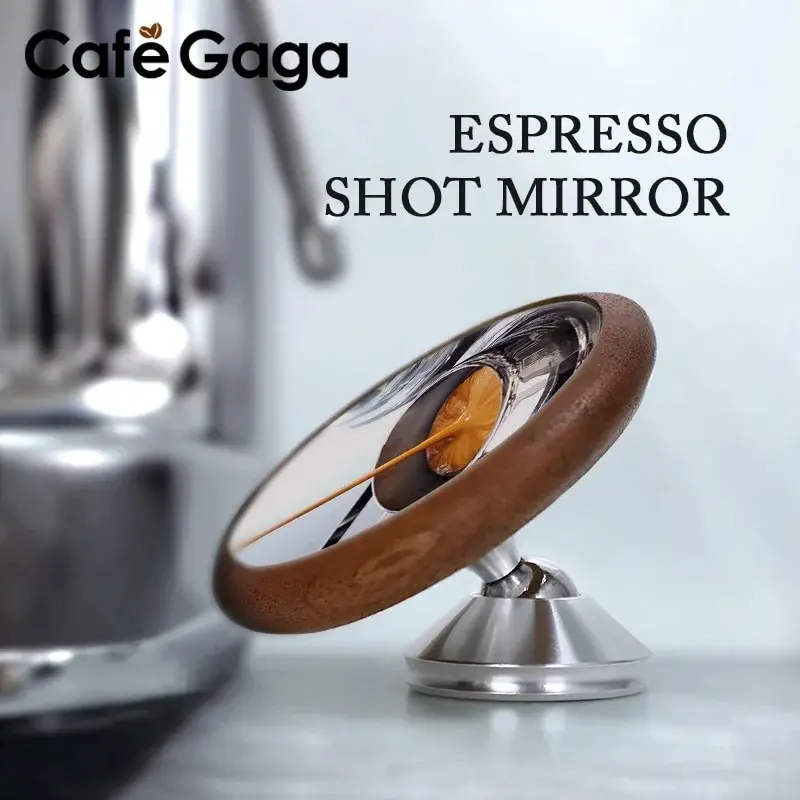 Espresso Shot Spiegel Extraktion Spiegel Magnetische Für Überwachung Boden Siebträger Objektiv Durchfluss Rate Kaffeemaschine Zubehör