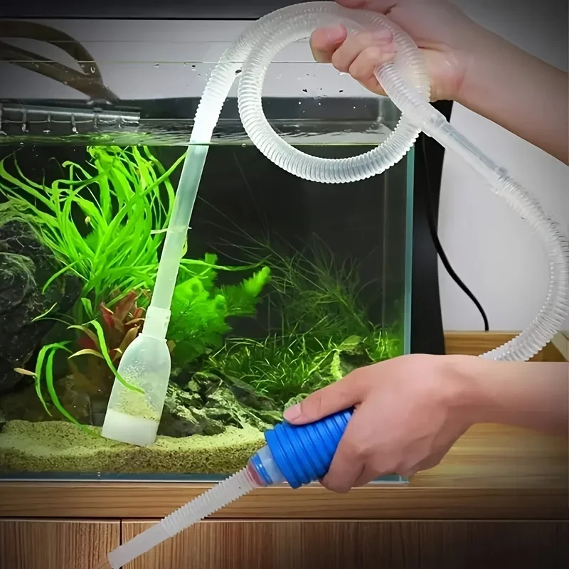 1,4 m Aquarium Aquarium Wasser Wechsler Kit Aquarium Reinigung Werkzeug Wasser Wechsler Kies Reiniger Siphon Filter Pumpe Haustier Zubehör Image