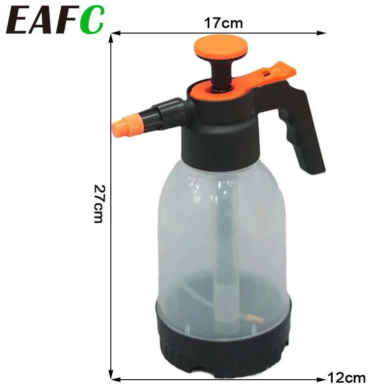 EAFC Auto-Sprühgerät, pneumatisch, 1,2 l, Autowasch-Sprühflasche, flexibles Wasserrohr für Auto, Motorrad, Haus, Garten, Reinigungswerkzeuge Image