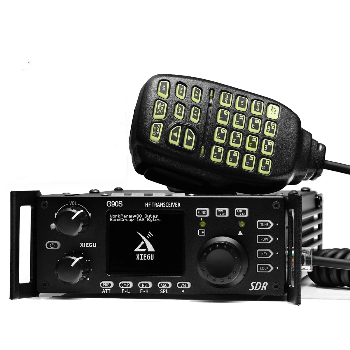 Xiegu G90S HF Transceiver 20W SSB/CW/AM 0,5-30MHz HF Amateur Radio SDR Struktur mit Gebaut-in Auto Antenne Tuner Image