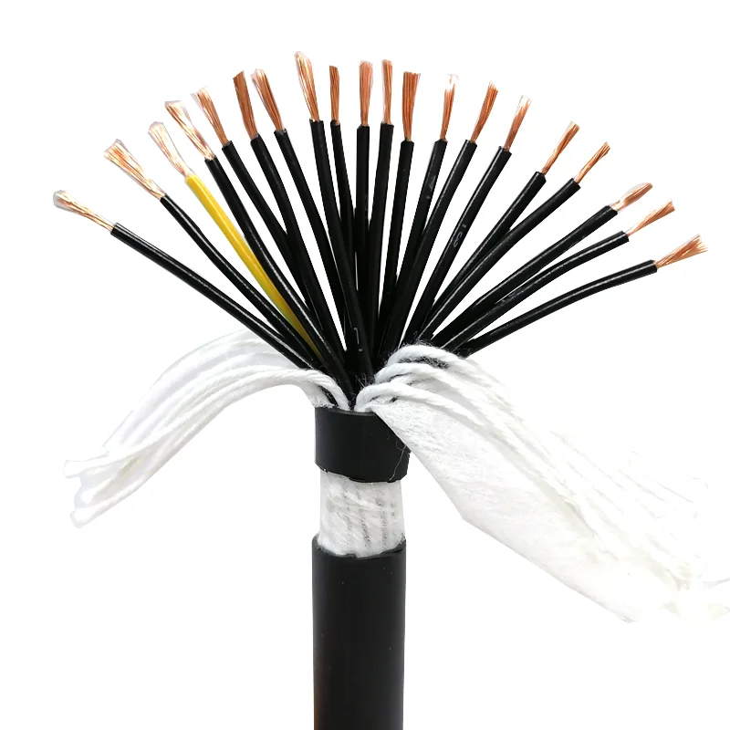 Roboter arm CNC kabel 26 24 22 20 18 AWG 10 12 16 20 24 30 40 core 5meter hohe flexibilität öl beständig biegen drag kette kabel Image